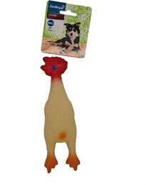 Produktbild von Zooroyal Hundespielzeug Latex Huhn Gelb 22cm Quietschspielzeug für Welpen