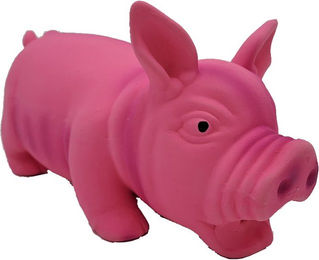 Produktbild von Zooroyal Hundespielzeug Rosa Schwein aus Latex als Quietschspielzeug für Welpen 23cm