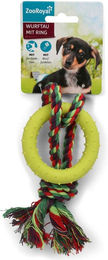 Produktbild von ZooRoyal Hundespielzeug Wurftau mit Ring aus TPR in Bunt