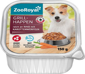 Produktbild von ZooRoyal Hundestückchen in Sauce mit Rind 11x150g
