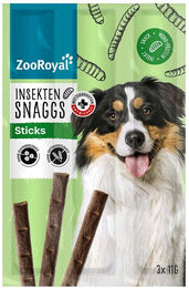 Produktbild von ZooRoyal Insekten Snaggs Sticks Belohnungssnack getreidefrei und ohne Zucker 6x11g