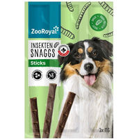 Produktbild von ZooRoyal Insekten Snaggs Sticks Belohnungssnack getreidefrei und ohne Zucker 6x11g