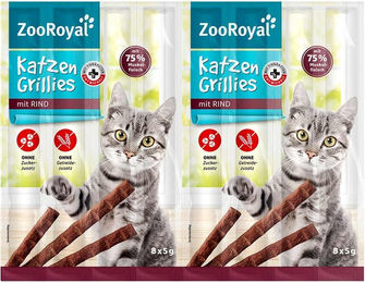 Produktbild von ZooRoyal Katzen-Grillies mit Rind Kitten Leckerli 200 g