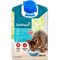 Produktbild von ZooRoyal Katzenmilch Leckerli für alle Altersstufen 18x200 ml