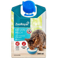 Produktbild von ZooRoyal Katzenmilch Leckerli für alle Altersstufen 36x200ml