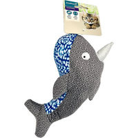 Produktbild von ZooRoyal Katzenminze Kuscheltier Narwal aus Plüsch 22 cm