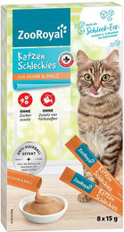 Produktbild von ZooRoyal Katzenschleckies Paste Huhn 8x15g
