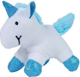 Produktbild von ZooRoyal Katzenspielzeug Einhorn aus Plüsch mit Katzenminze in Weiß