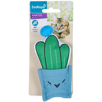 Produktbild von ZooRoyal Katzenspielzeug Kaktus aus Plüsch mit Katzenminze in Grün
