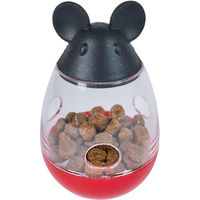Produktbild von ZooRoyal Katzenspielzeug Snack Maus aus Kunststoff in Rot
