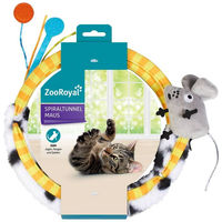 Produktbild von ZooRoyal Katzentunnel mit Maus für Katzen