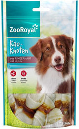 Produktbild von ZooRoyal Kauknoten Geflügel ohne Zucker für alle Altersstufen 6x7 Stück