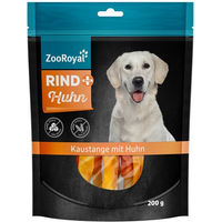 Produktbild von ZooRoyal Kausnack Kaustange Rind und Huhn getreidefrei und ohne Zucker 200g