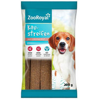 Produktbild von ZooRoyal Kausnack Kaustreifen mit Leberwurst für Welpen ohne Zucker 200 g - 200 g