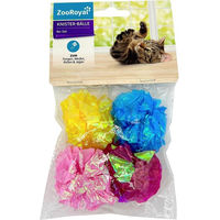 Produktbild von ZooRoyal Knisterbälle bunt 4er-Pack