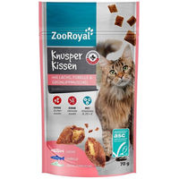 Produktbild von ZooRoyal Knusperkissen Lachs Forelle und Muschel Hundeleckerli 6x70 g