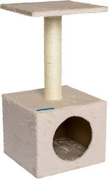 ZooRoyal Kratzbaum Ida für Katzen in Beige mit Sisal 60cm – Bild 1 von 4