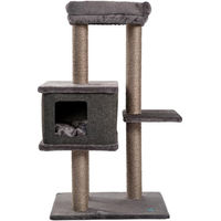 Produktbild von ZooRoyal Kratzbaum Lea für Katzen 108 cm Grau mit Sisal