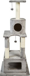 Produktbild von ZooRoyal Kratzbaum Mia für Katzen in Grau mit Sisal 146cm