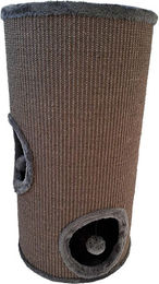 Produktbild von ZooRoyal Kratztonne Luna für Katzen aus Sisal in Grau 70cm