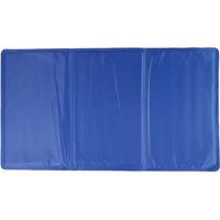 Produktbild von ZooRoyal Kühlmatte für Hunde aus Polyester Blau 90x50cm wasserabweisend
