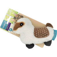 Produktbild von ZooRoyal Kuscheltier Lama mit Katzenminze aus Plüsch 16cm Braun Weiß