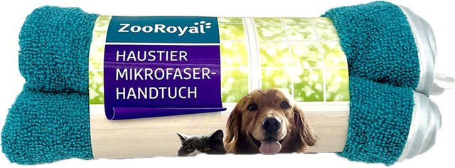 Produktbild von ZooRoyal Mikrofaser Handtuch Petrol 100x70cm