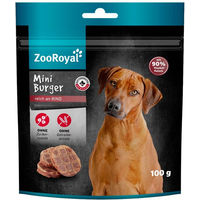 Produktbild von ZooRoyal Mini Burger Belohnungssnack mit Rind getreidefrei und ohne Zucker 100g