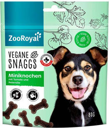 Produktbild von ZooRoyal Miniknochen vegan Belohnungssnack ohne tierisches Protein 3x80g