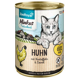 ZooRoyal Minkas Hundefutter Huhn mit Kartoffeln getreidefrei und ohne Zucker Adult 6x400g – Bild 1 von 3