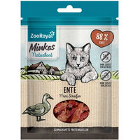 Produktbild von ZooRoyal Minkas Naturkost Mini Streifen Ente Hundeleckerli 50g