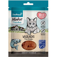 Produktbild von ZooRoyal Minkas Naturkost Mini Streifen Wildlachs Leckerli 3x50g