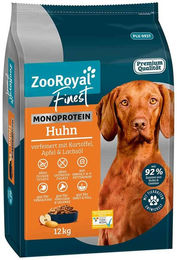 ZooRoyal Monoprotein Huhn Sensitive Trockenfutter für Hunde 2x12 kg – Bild 1 von 3