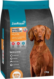 Produktbild von ZooRoyal Monoprotein Huhn Sensitive Trockenfutter für Allergiker 2kg