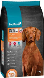 Produktbild von ZooRoyal Monoprotein Huhn Sensitive Trockenfutter für Hunde 12kg