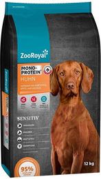 ZooRoyal Monoprotein Huhn Trockenfutter Sensitive 2x12kg – Bild 1 von 3