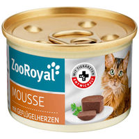 Produktbild von ZooRoyal Mousse mit Geflügelherzen 12x85g