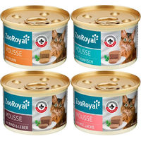 Produktbild von ZooRoyal Mousse Mixpaket Fisch Rind und Huhn 24x85g