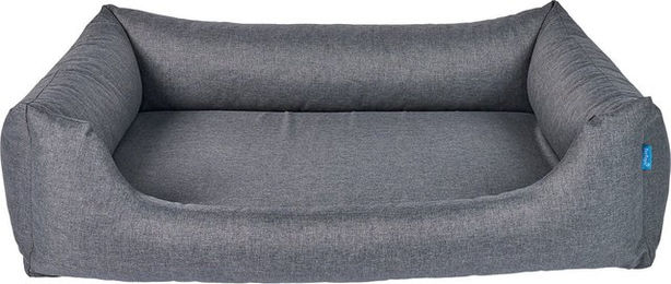Produktbild von ZooRoyal orthopädisches Hundebett Leo mit Memory Foam grau 100x70x27 cm wasserabweisend