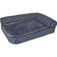 Produktbild von ZooRoyal orthopädisches Hundebett Marlea mit Memory Foam in Grau 120x80x13 cm
