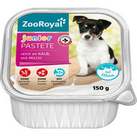 Produktbild von ZooRoyal Pastete Junior Kalb mit Milch 11x150g