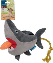 Produktbild von ZooRoyal Plüschspielzeug Hai mit Tau und Quietscher