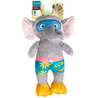 Produktbild von ZooRoyal Quietschspielzeug Tauch-Elefant aus Plüsch in Bunt und Grau