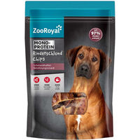 Produktbild von ZooRoyal Rinderschlund Chips Naturkauartikel für Hunde getreidefrei und ohne Zucker 100g