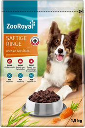 Produktbild von ZooRoyal Saftige Ringe Geflügel ohne Zucker und Farbstoffe 10x1,5kg