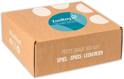 ZooRoyal Schatzkiste Hund Herbst-Edition Gold aus Pappe – Bild 1 von 1