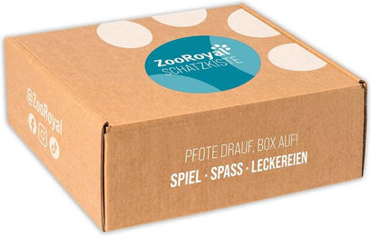 ZooRoyal Schatzkiste Hund Sommer-Edition aus Pappe in Braun – Bild 1 von 3