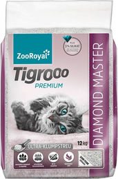 Produktbild von ZooRoyal Tigrooo Diamond Master Katzenklumpstreu Babypuder 12kg