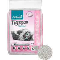 Produktbild von ZooRoyal Tigrooo Klumpstreu mit Babypuderduft 12kg