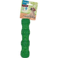 Produktbild von ZooRoyal TPR Kauspielzeug Stick mit Squeaker Grün 18 cm